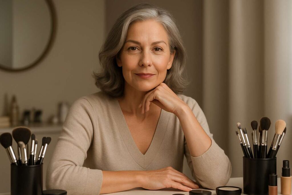 Je suis maquilleuse et voici les 5 erreurs qui vieillissent le plus les femmes après 50 ans