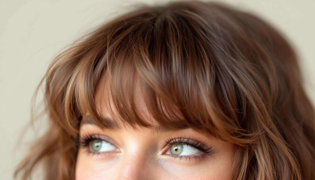 Frange fluffy : la tendance cheveux 2026 qui adoucit tous les visages sans engagement